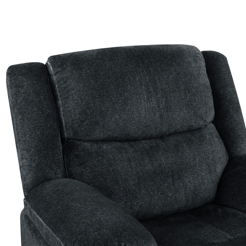 Dark Blue Manual Reclining Sofa W25920