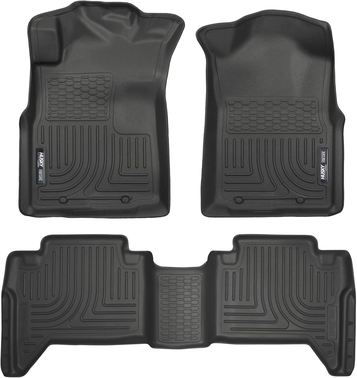 Black Front & 2nd Seat Floor Liners 3 Pcs V158299