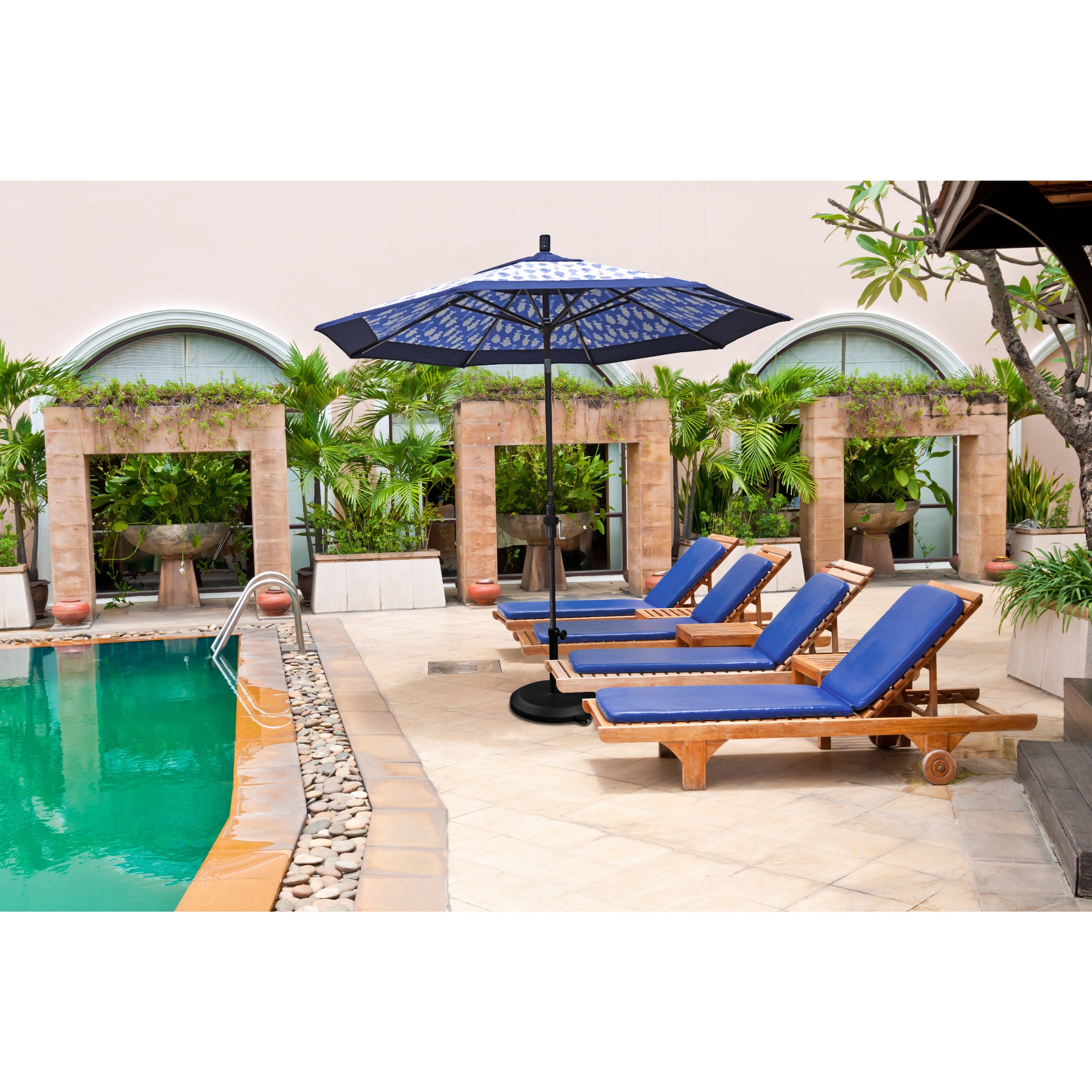 11 ft. Aluminum Double Vent Tilt Market Umbrella N21374