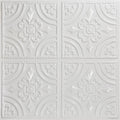 Wrought Iron PVC Ceiling Tile in White Pearl X382