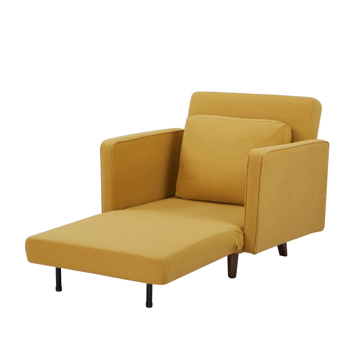 Yellow Sleeper Arm Chair Set of 2 V844