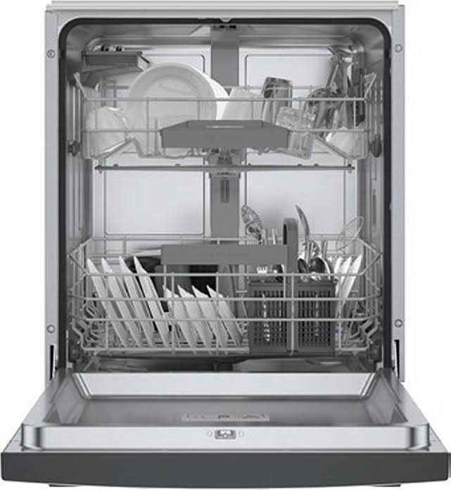 24x22 Recessed Handle Dishwasher in Black A5543