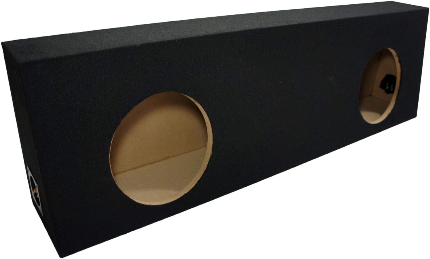 Dual 10 Black Sub Box Enclosure & Amp R5117