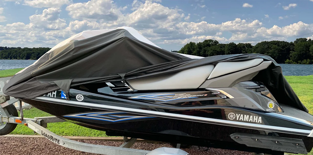 Black/Grey Jet Ski Cover M887