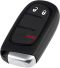 2 Smart Key Fob for 2014-2018 Jeep Cherokee Keyless Entry Remote Start Pack of 2 Z665722