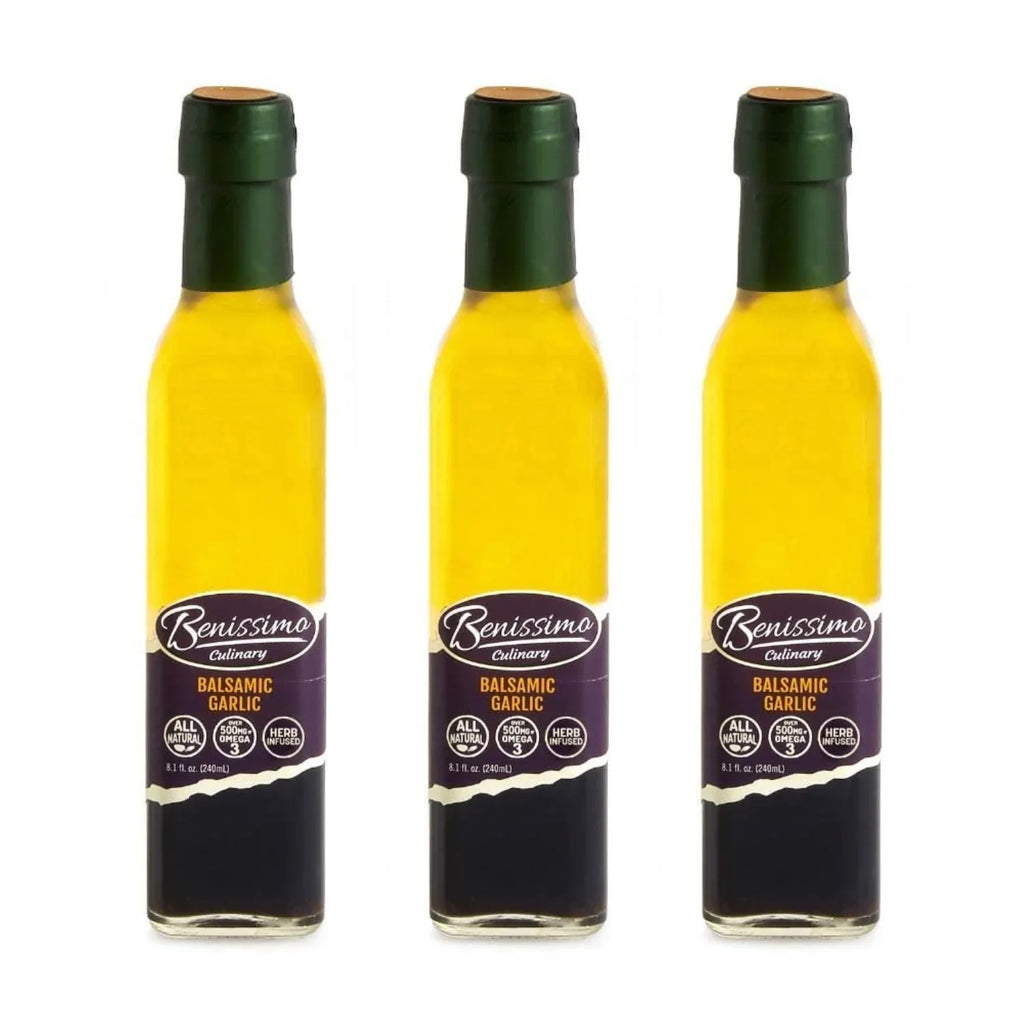 8.1 Fl Oz (3 Pack) Balsamic Garlic Infused Oil B7462