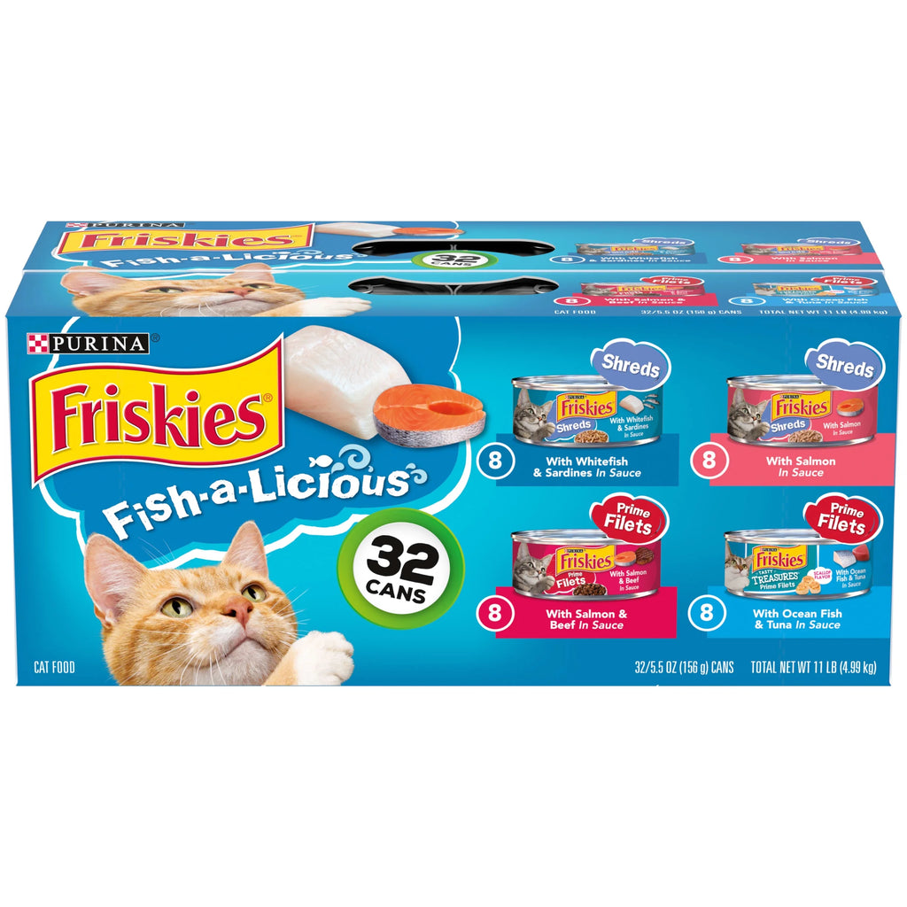 5.5 oz Wet Cat Food Variety Pack (32 Pack) W26085