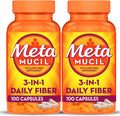 100 Capsules Psyllium Husk Fiber Supplement N760863