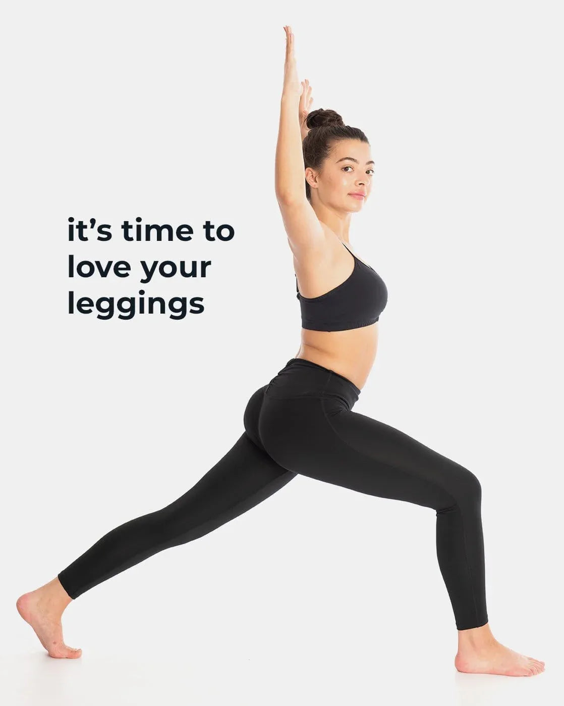 Squeeze Play High Waist Leggings - Booya Black