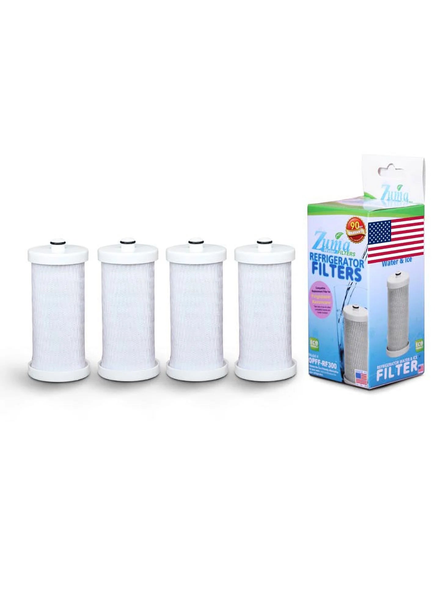 Water and Ice Filter, 4 Pack T966