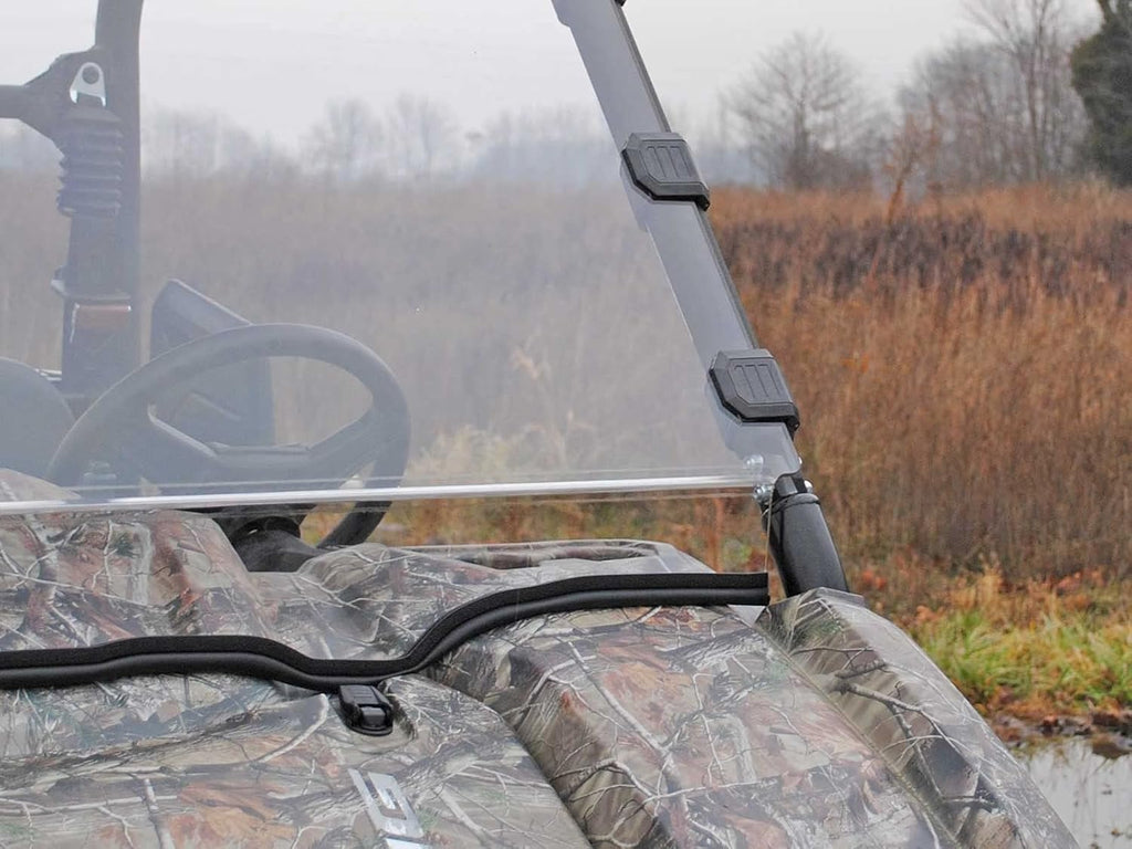 Heavy-Duty Full Windshield, 1/4" Thick Clear Polycarbonate W7711