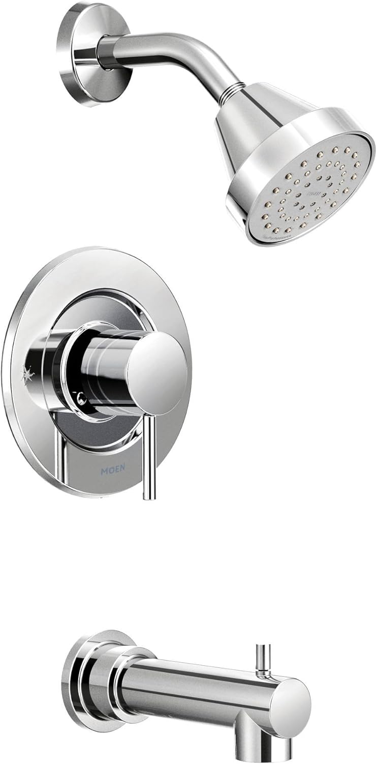 Brushed Nickel Tub and Shower Trim Kit F6354
