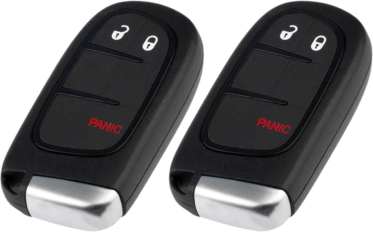 2 Smart Key Fob for 2014-2018 Jeep Cherokee Keyless Entry Remote Start Pack of 2 Z665722