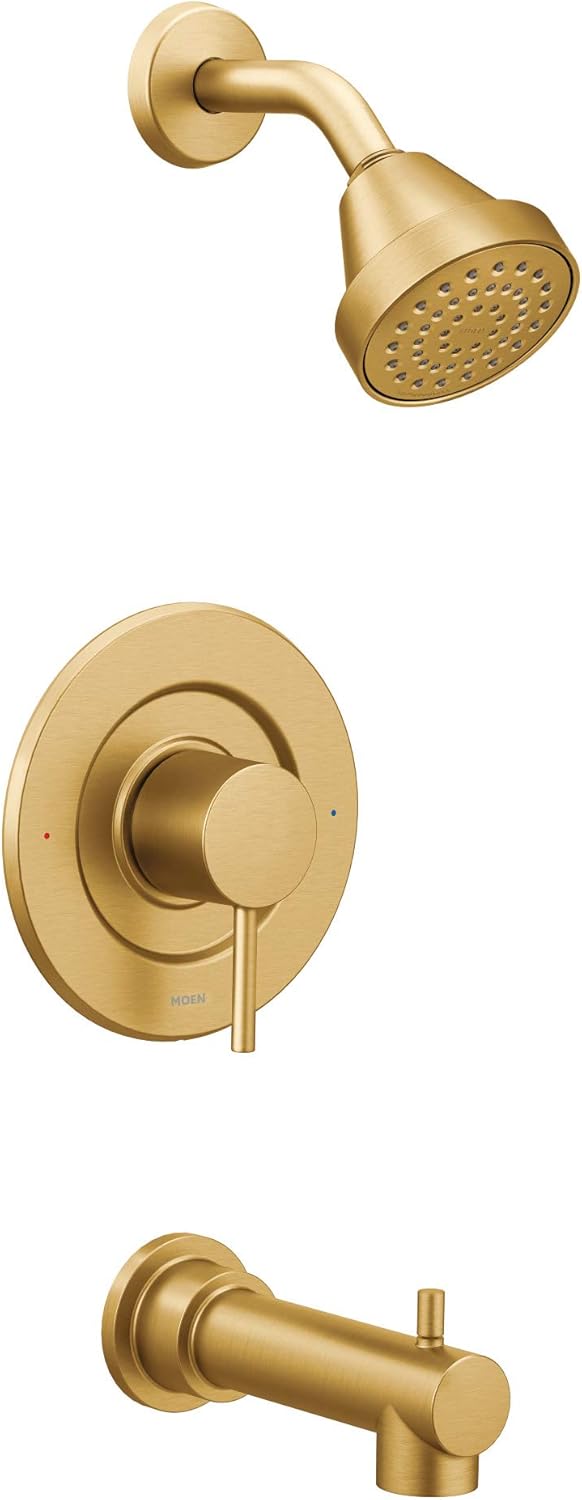 Brushed Nickel Tub and Shower Trim Kit F6354