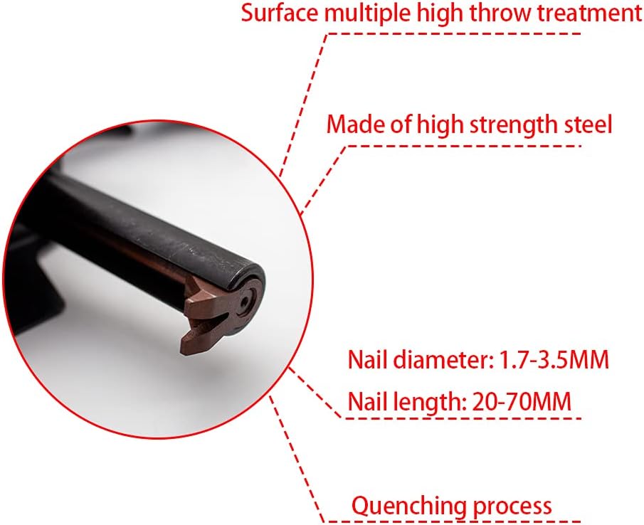 Pneumatic Nail Puller Wood Plank 1.7-3.5MM Air Nail Remover 0.45-0.75Mpa L67584