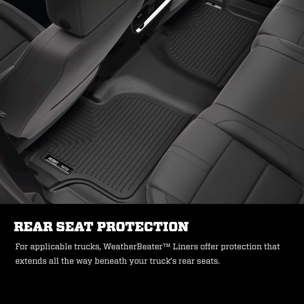 Black Front & 2nd Seat Floor Liners 3 Pcs V158299