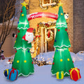 10FT Tall Christmas Inflatable Arch with Air Blower & LEDs E844677