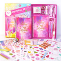 DIY Journal Kit for Girls, Journaling Arts Craft Kit, Scrapbook & Diary Supplies Set Q170275