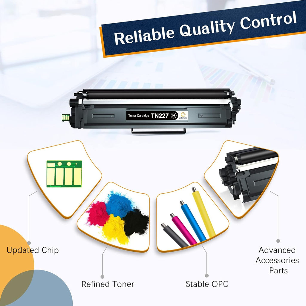 Compatible Toner Cartridge 4 Pack High Yield T4836