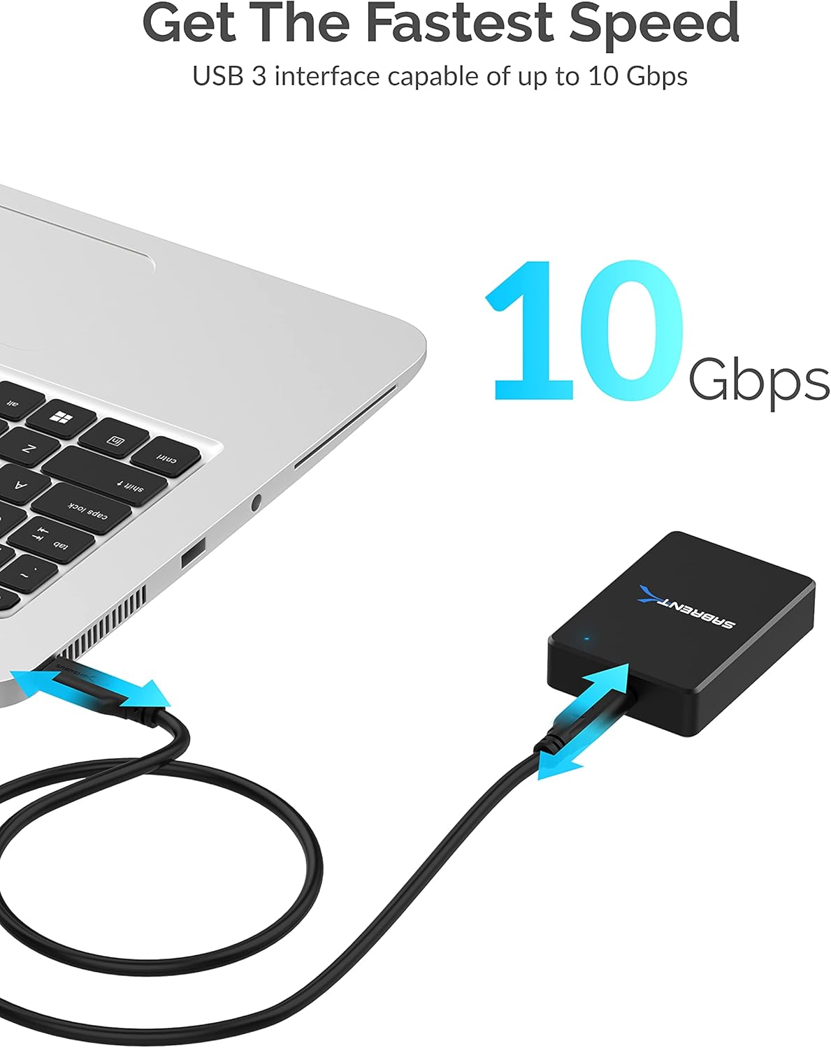 CFexpress Type B Card Reader with USB 3.2 10Gbps, Pack of 2 O362742