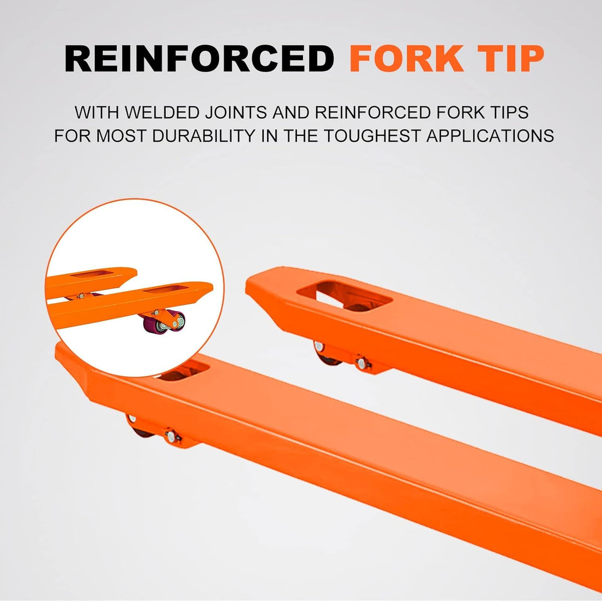 Pallet Jack 6600lbs Capacity, Pallet Truck 48”L×27”W Fork Size B2912