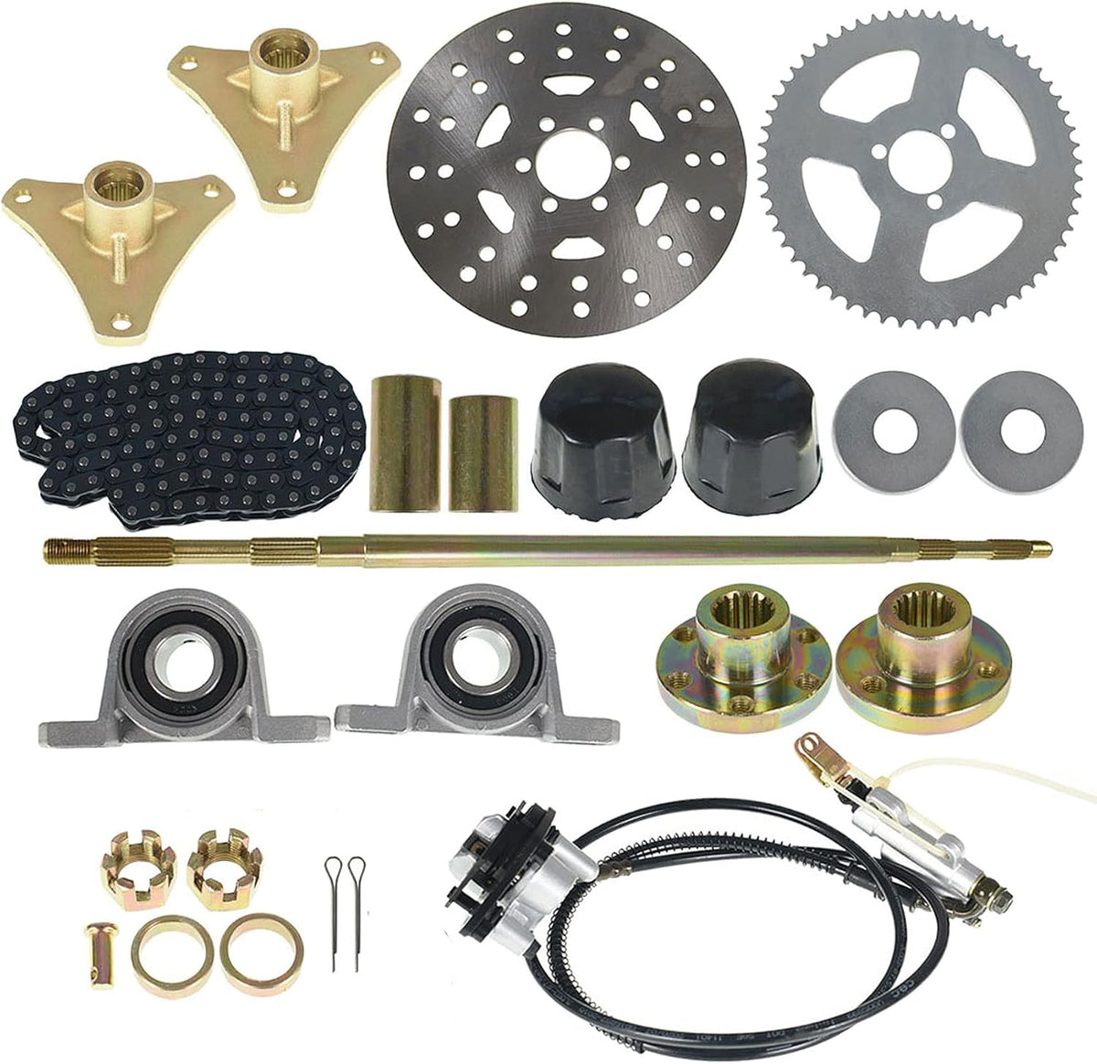 Rear Live Axle Kit for Drift Trike Go Kart Z4989