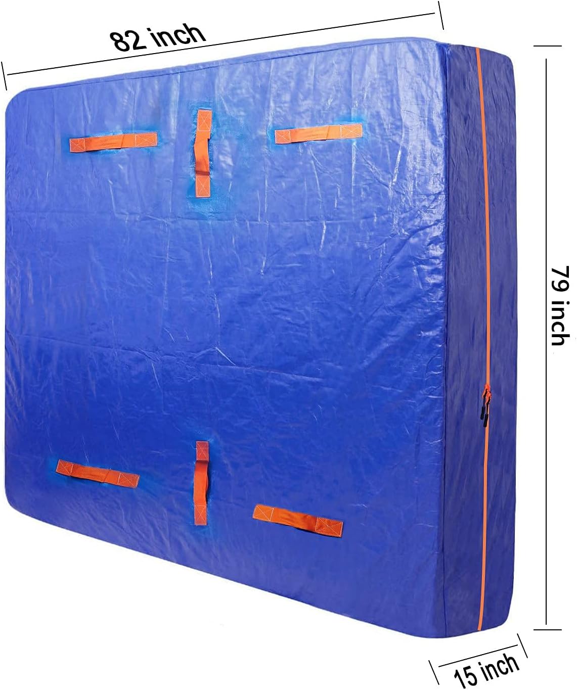 King Mattress Bags with 12 Reinforced Handles Waterproof Zipper Y4683