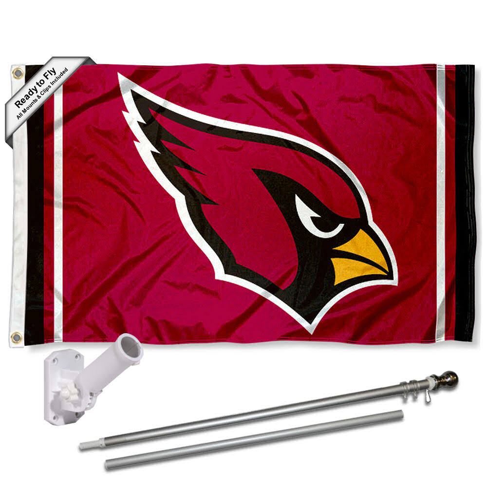 Arizona Cardinals Flag Pole and Bracket Kit M92921