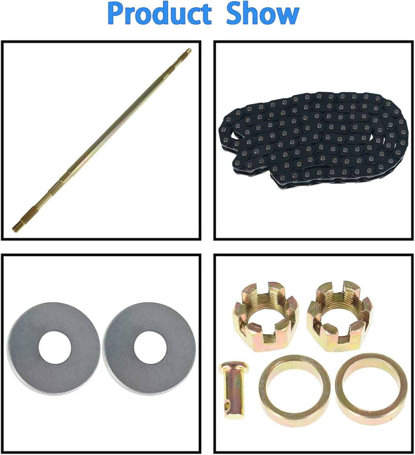Rear Live Axle Kit for Drift Trike Go Kart Z4989