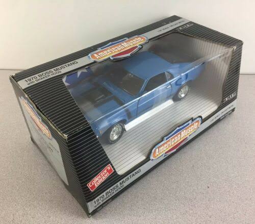 1:18 1970 Mustang Boss 302 Grabber Blue Car R884829