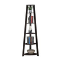 5 Tier Corner Bookcase, Espresso G242710