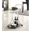 Black Chrome Bar Cart N298603