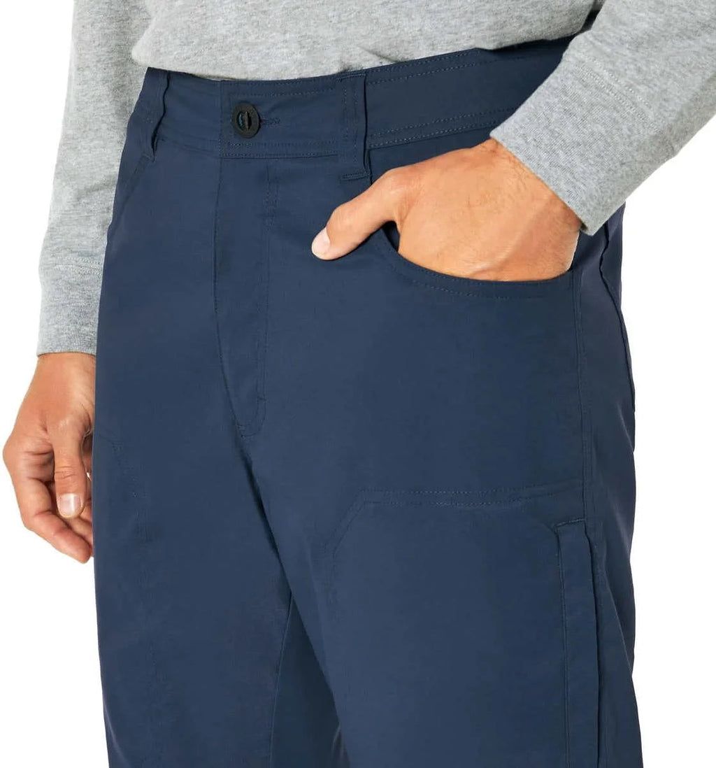 Men’s Fleece Lined Stretch Fabric Pant (Blue,32x32) S943189