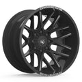 22x12 8x165.1 Gloss Black Wheel T609