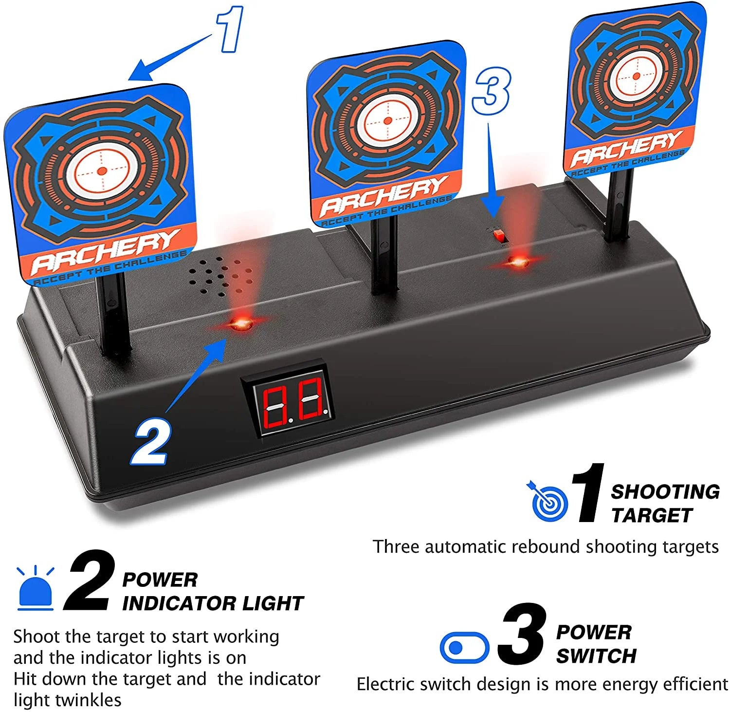 Electric Scoring Dart Toy Gun O9217