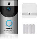 Waterproof WiFi Doorbell Camera with Night Vision and Rechargeable Batteries F341