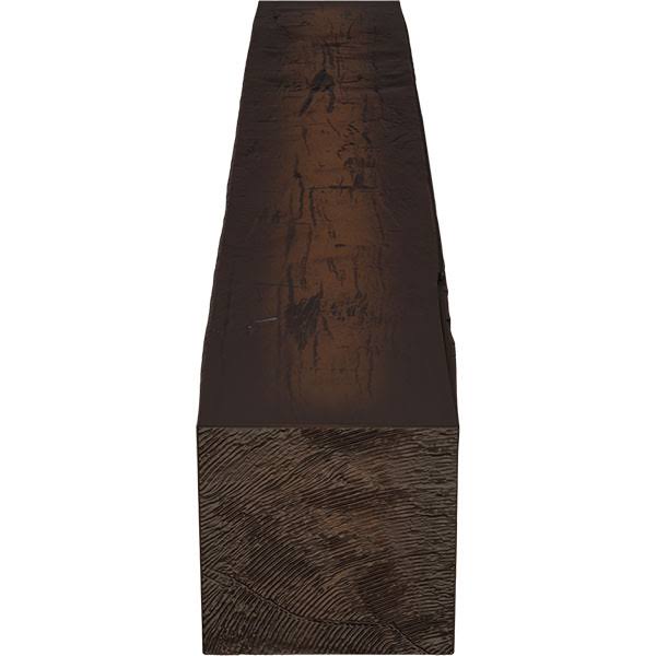 Hand Hewn Faux Wood Fireplace Mantel S2231