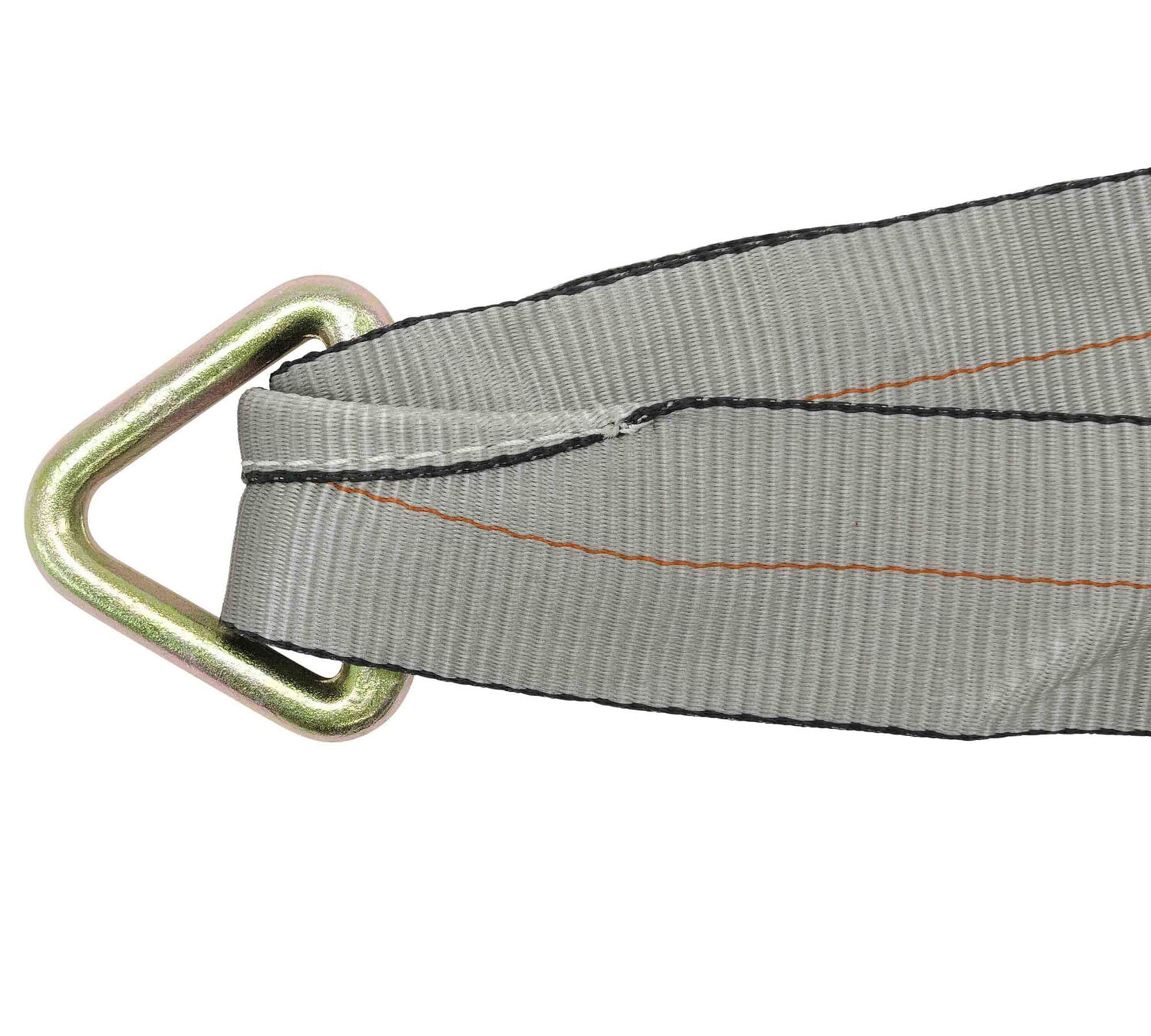 (2 Pack) Tow Straps V Bridle 3" x 24" w/ 15" Long Shank J Hooks 5400 lbs Working Load Y367819