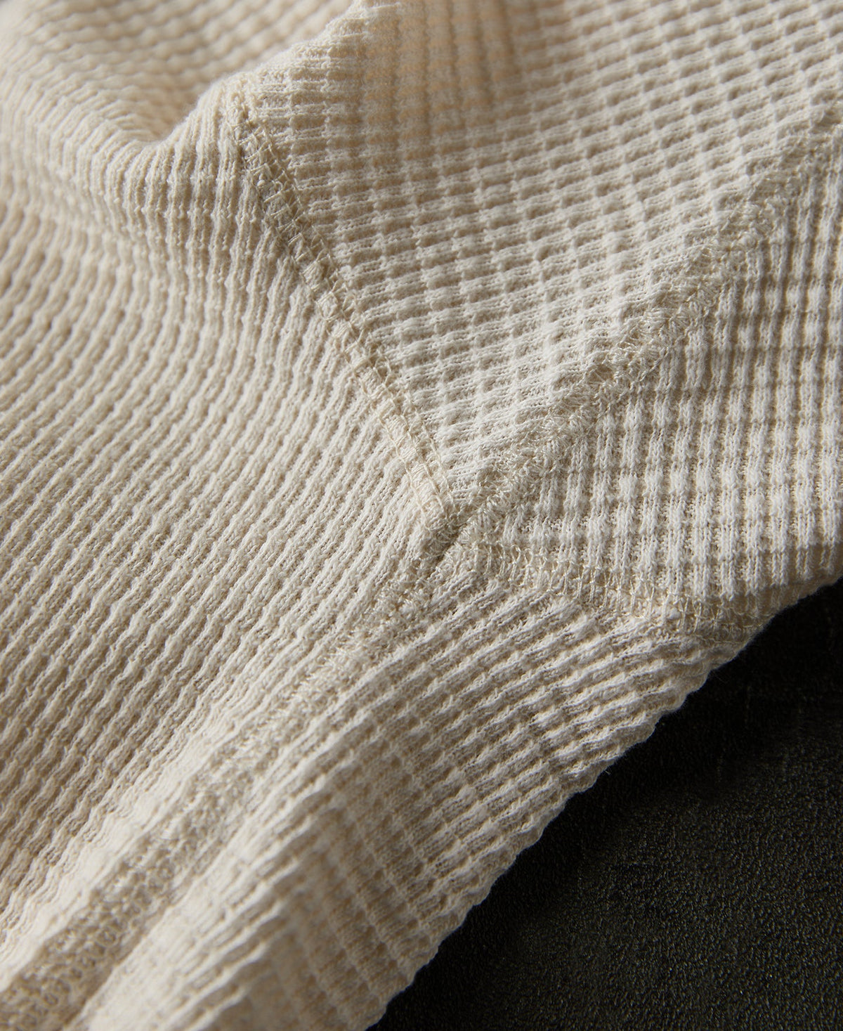 Honeycomb Waffle Knit T-Shirt