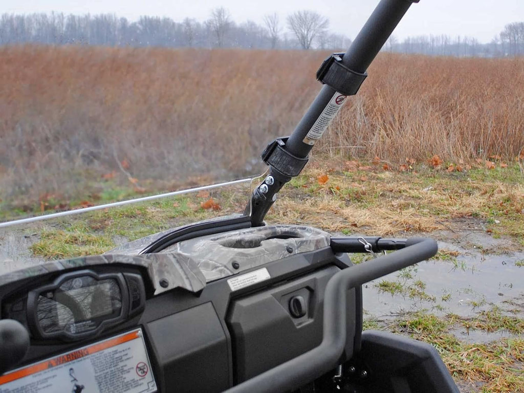 Heavy-Duty Full Windshield, 1/4" Thick Clear Polycarbonate W7711