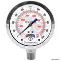 Stainless Steel 4in Dial 0.25in Bottom Connection A28885