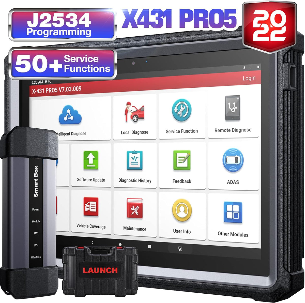 Bidirectional Auto Scanner with J2534 Programming & ECU Coding W418290
