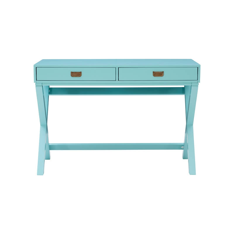 Blue Wood Writing Desk B681