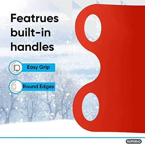 2 Pack Lightweight Plastic Snow Sled M52518