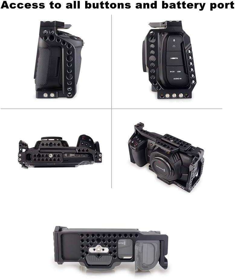 Camera Cage with NATO Handle for Blackmagic Design Pocket Cinema Camera 4K /6K A724675