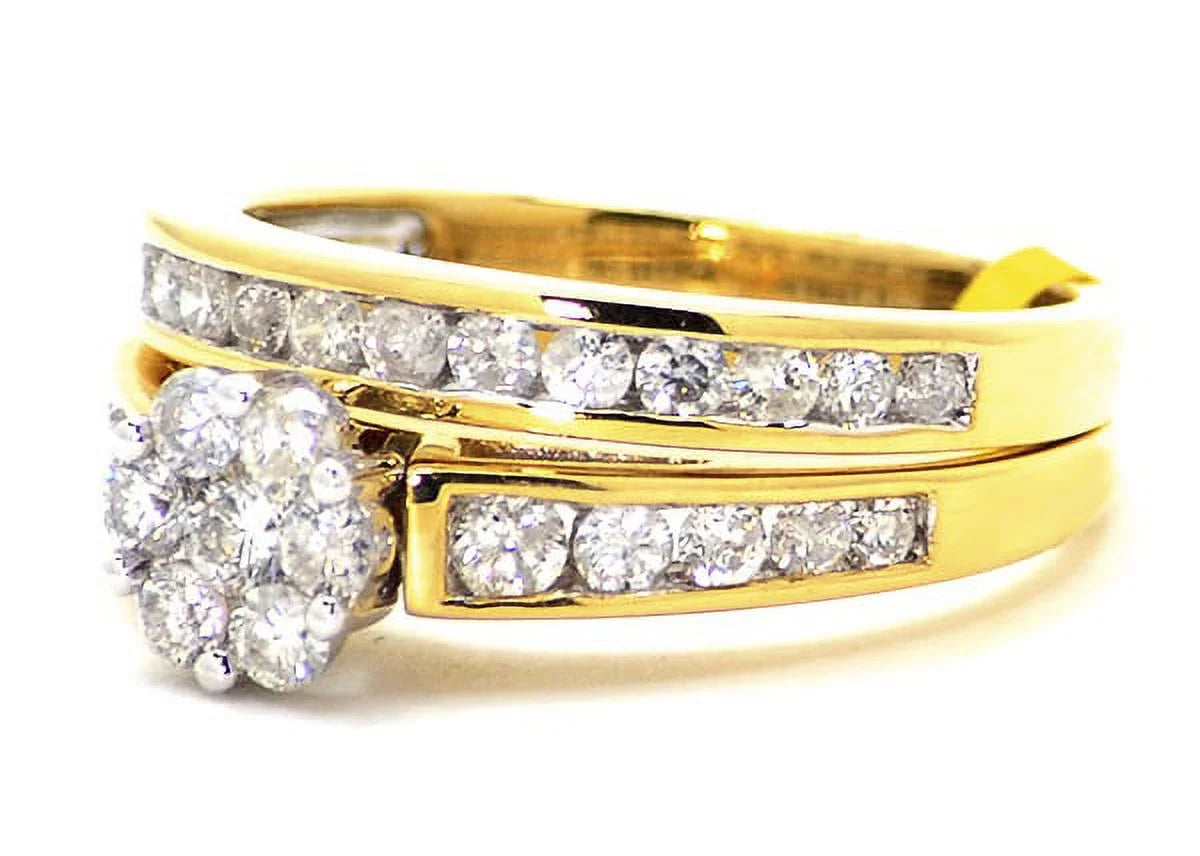 White Gold Round Diamond Bridal Ring Set (0.33 ct) N91150