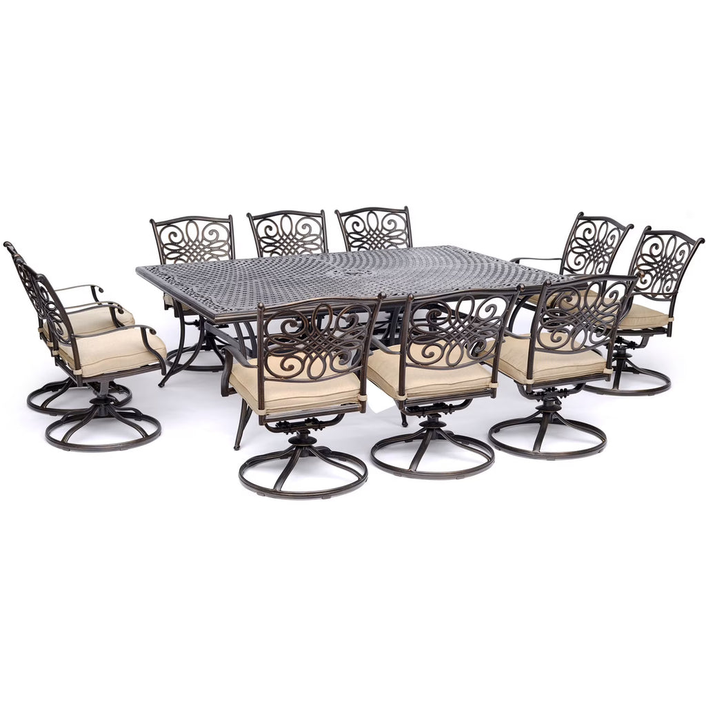 11-Piece Aluminum Outdoor Dining Set S6327