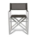 White Folding Patio Dining Armchair I47785