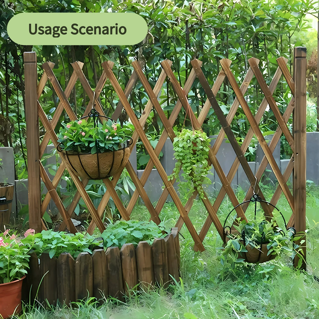 2 Pack Extendable Wood Fence Pet Gate F813