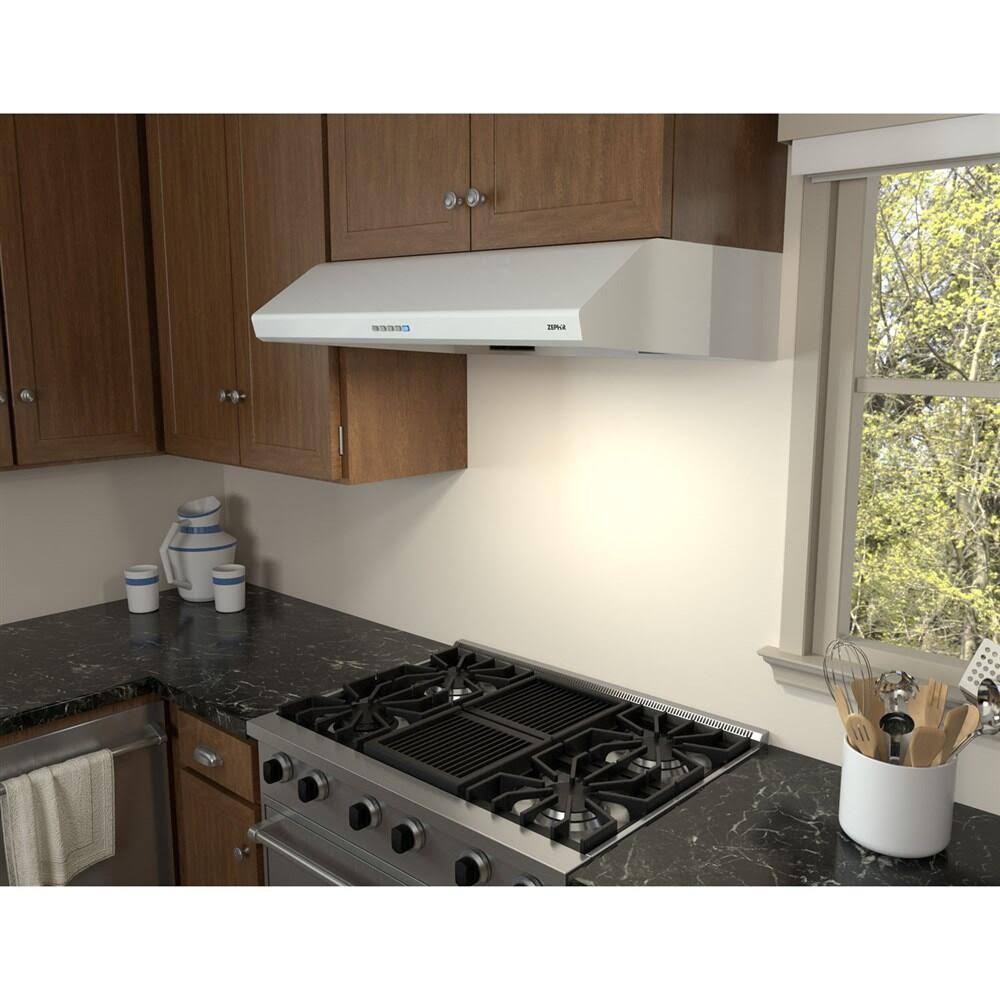 White 30-Inch Under-Cabinet Range Hood Q2750